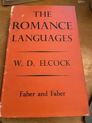 1960 The Romance Languages- W.D. Elcock-Faber & Faber - Image 1 of 4