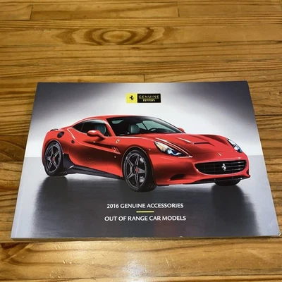 FERRARI OUT OF RANGE 2016 ACCESSORIES BROCHURE ENGL NEW 458 CALIFORNIA 430 599 - Image 1 of 4