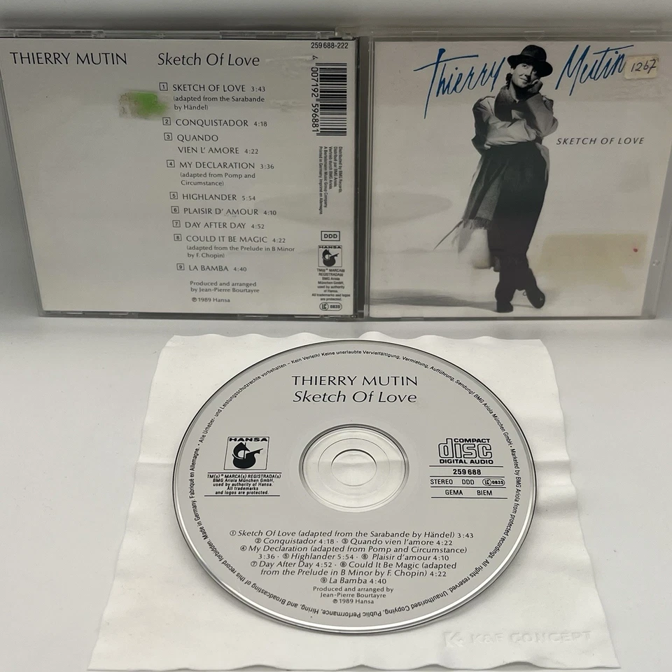 Thierry Mutin - Sketch of love (1989) | CD 📀🟪 - Bild 1 von 4