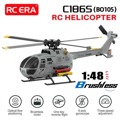 RC ERA C186S BO105 Helicopter Optical Flow Positioning Three-speed Adjustment - Bild 1 von 4