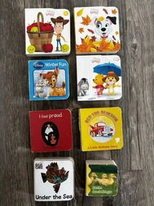 Hardcover Mini Board Books Baby Toddler Lot Of 8 Disney Eric carle ducklings - Picture 1 of 3