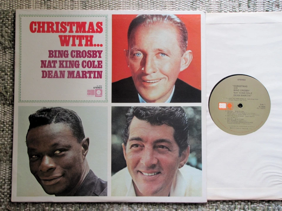 Bing Crosby / Nat King Cole / Dean Martin *Christmas With...*  1973 NM Vinyl LP - Image 1 of 1