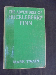 THE ADVENTURES OF HUCKLEBERRY FINN by Mark Twain 1918 Hardcover HC - Picture 1 of 3