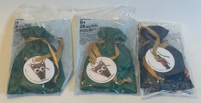 NEW LEGO CHRISTMAS ORNIMENTS 2 REINDEER TOY SOLDIER NUT CRACKER 5005253 5004420 - Image 1 of 2