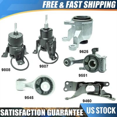 Engine Trans Mount Set 6PCS for Nissan Altima 2007 2008 2009 2010 2011 V6 3.5L - Image 1 of 4