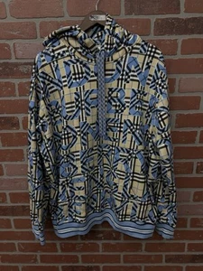 Burberry Blue Pullover Hoodie Black Men’s XXXL 100% Authentic - Picture 1 of 17