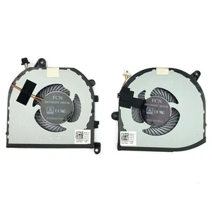 Genuine OEM Dell XPS 15 9570 7590 Precision 5530 P56F002 CPU+GPU Cooling Fan - Picture 1 of 2
