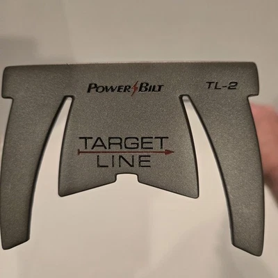 Power Bilt TL-2 Target Line Putter RH Steel Reg Flex Shaft Jumbo Grip 36" - Image 1 of 4