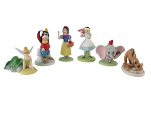 Disney Collection Porcelain 6 Figurines Goofy Vintage 1987 1988 Danbury Mint - Picture 1 of 7