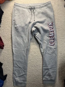 Nike Clemson Tigers Fleece Tapered Jogger Home Lounge Size XL - Picture 1 of 10