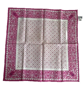 Vintage Emilio Pucci Fuilio rosa Druck Einstecktuch Bandana 18”x 18” Baumwolle - Bild 1 von 7