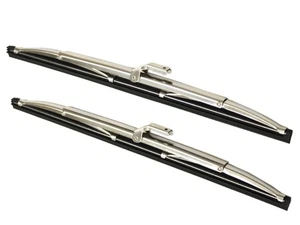 Edelstahl Scheibenwischer Wischerblätter Chrom look für Ferrari Dino 246 - Picture 1 of 3