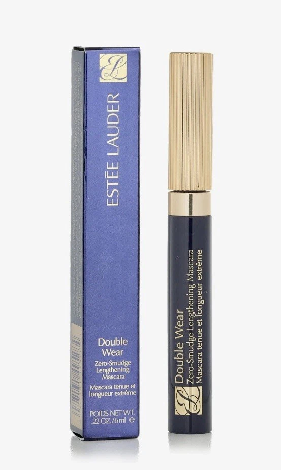 Máscara de pestañas Estée Lauder Double Wear Zero-Smudge alargamiento 01 negra ~ nueva en caja~ precio de venta sugerido por el fabricante $35 Foto 1 de 2