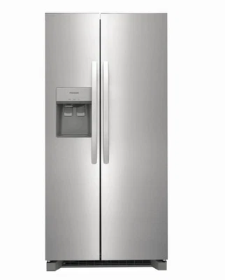 Frigidaire 33" Independiente 22,3 Cu. Refrigerador de pies Side by Side - FRSS2323AS Foto 1 de 4