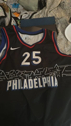 BEN SIMMONS Philadelphia 76ers NIKE NBA City Edition Swingman Jersey XXL Cover