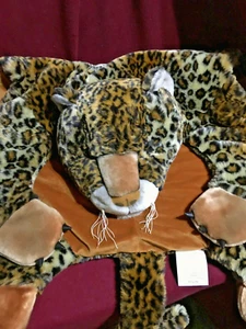 Chrisha Playful Plush Leopard Stuffed Animal Rug 3'x4' Chrisha Creations - Picture 1 of 10