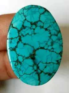 47,95 Karat natürlicher Arizona Morenci blau türkis oval lose Edelstein Schmuck Geschenk - Bild 1 von 6