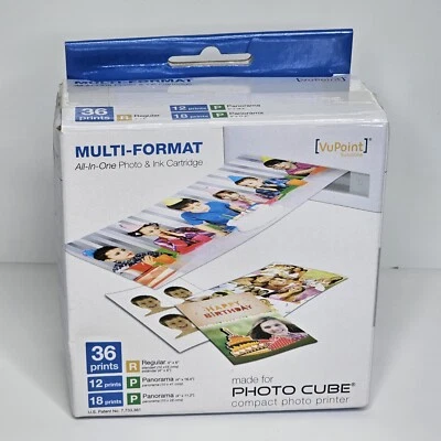 VuPoint Cartridge for Photo Cube Printer ACS-IP-P20-VP-BX2 Ink - Image 1 of 4