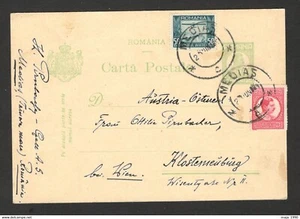REINO RUMANÍA A AUSTRIA - POSTAL - PAPELERÍA - 1931. (D) - Imagen 1 de 2