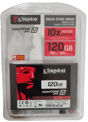 Genuine Kingston SSDNow V300 SV300S37A/120G 2.5" 120GB SSD Solid State Drive  - Image 1 of 3