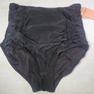 Pantaloni Shaperment vita alta neri increspati modellanti controllo nuoto #81068 taglia XL - Foto 1 di 4
