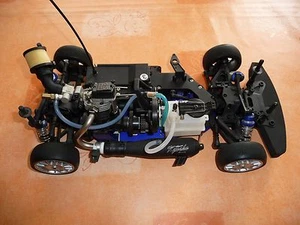 OS Engine FS 26 S-CX mit Kyosho FW05T Fahrzeug und 2 Ganggetriebe , Vintage - Bild 1 von 12