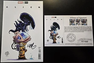 Alien (2021) #1 Skottie Young Variant Cover SIGNIERT Skottie Young Notarized WOS - Bild 1 von 6