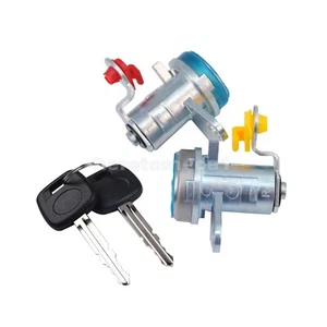69051-12340 Pair Door Lock Cylinder Set For Toyota RAV4 Crll AE101 Corolla AE100 - Imagen 1 de 9