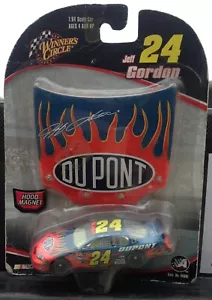 Jeff Gordon # 24 NASCAR With Hood Magnet Winners Circle 1/64 Scale Diecast - Picture 1 of 1