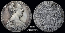 AUSTRIA, Maria Theresa, Taler 1780, Hafner 71, struck in Rome 1935-39, XF