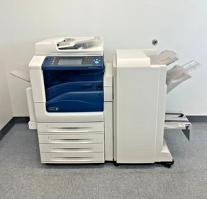 Xerox WorkCentre 7525 A3 Color MFP Copier Printer Scanner 25 ppm w/ Finisher - Picture 1 of 14