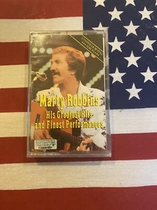 Marty Robbins (1983 Cassette) His Greatest Hits And Finest Performances Tape 2 - Picture 1 of 6