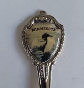 Vintage Minnesota Collector Souvenir Spoon 3.5 pelican engraved  - Picture 1 of 4