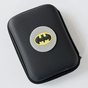 Batman Logo Portable Accessories Organizer Case Adapter USB Cable Storage - Picture 1 of 4