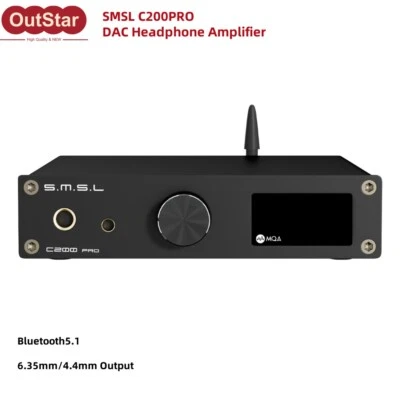 SMSL C200PRO XU-316 HiFi DAC Audio Decoder Bluetooth 5.1 Headphone Amplifier #sz - Image 1 of 4