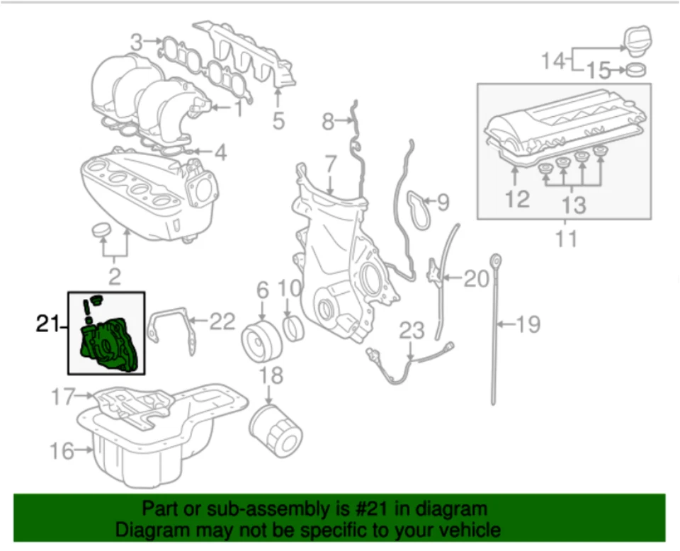 ЗАВОДСКОЙ МАСЛЯНЫЙ НАСОС ДВИГАТЕЛЯ TOYOTA CELICA COROLLA MATRIX 1,8 Л В СБОРЕ 1510088600 OEM - Изображение 1 из 1