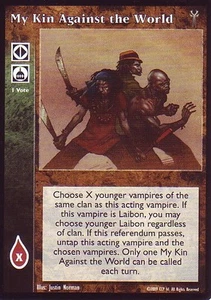 3 x My Kin Against the World VTES CCG EK - Picture 1 of 1