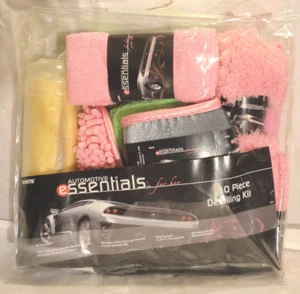 MANTIS 10-PIECE INTERIOR & EXTERIOR AUTOMOBILE WASH, CLEANING & DETAIL KIT, NEW - Picture 1 of 1