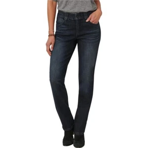 Democracy Ab'solution Jeans Dark Wash Denim Straight Leg Size 4 - Picture 1 of 7