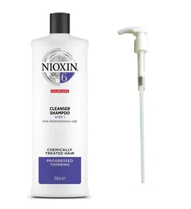 Nioxin System 6 Cleanser Shampoo 1000ml + Pump - Picture 1 of 4