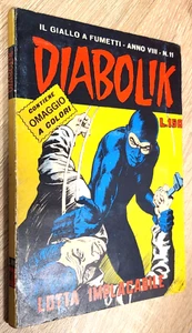 DIABOLIK N° 11 ( VIII° SERIE ) ORIGINALE CON FOLDER - 1969 - Foto 1 di 3