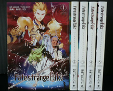 JAPAN Type-Moon: Ryougo Narita,Siduki Morii manga LOT: Fate/strange Fake vol.1~5
