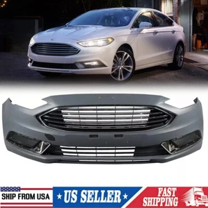 For 2017 2018 Ford Fusion Front Grill Bumper Cover Assembly Direct Replacement - Picture 1 of 10