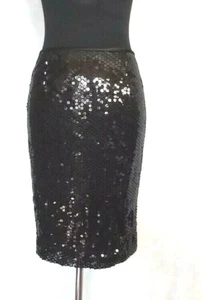 Jackie Jon New York Rock Gr. 4 schwarz Perlen Abendkleid Satin Bleistift gerade - Bild 1 von 5