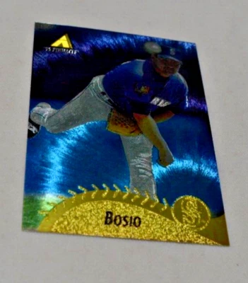 1995 PINNACLE - MUSEUM COLLECTION CHRIS BOSIO PITCHER SEATTLE MARINERS CARD # 13 - Image 1 of 4
