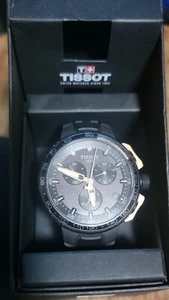 Tissot T-Race Chronograph Tachymeter Sapphire C Men's Watch T111.417.37.441.07 - Picture 1 of 9