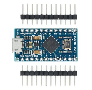Pines libres Pro Micro ATMEGA32U4 5V 16 MHz compatibles con Arduino Leonardo Pro - Imagen 1 de 3