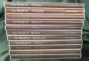 11 Vol TIME-LIFE WORLD OF ARTISTS 1960s-70s Hardcovers w/ Slipcases - Picture 1 of 21