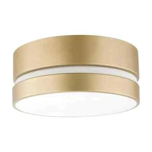 Aurora 2-Light Flush Mount Ceiling Light, Soft Gold, Inner Frosted Shade 60754 - Picture 1 of 5