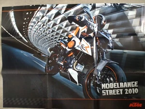 KTM Poster Prospekt 2010 690Duke R 990 Super Duke R 450 SMR 690 SMC 990 SM T - Picture 1 of 2